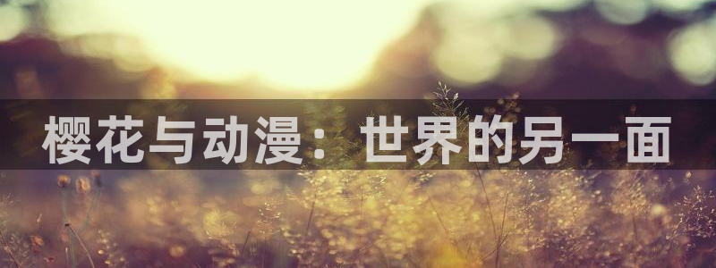omofun漫画：樱花与动漫：世界的另一面